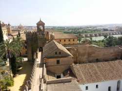 Blick vom Turm der Alcázar de los Reyes Cristianos in Cordoba