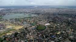 Luftaufnahme von Phnom Penh